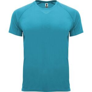 Roly Mens Bahrain Short-Sleeved Sports T-Shirt / Turquoise